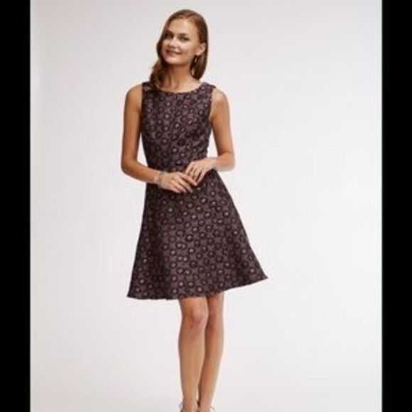 Eva Franco Brocade A-line Mini Dress - Picture 1 of 2